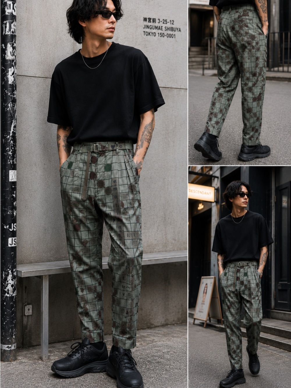 Sacai x Emotionally Rare Collab Scrabble Print Trouser Pants Sz 2/US Men’s M🧡🎀